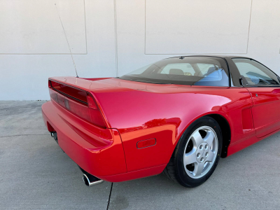 1991 Acura NSX in Formula Red over Black