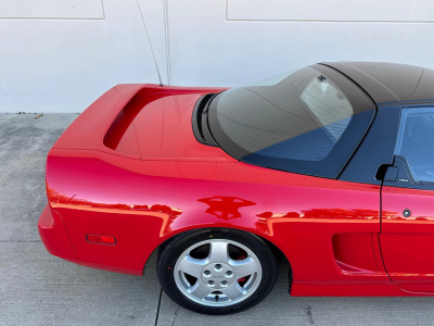 1991 Acura NSX in Formula Red over Black