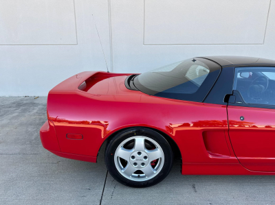 1991 Acura NSX in Formula Red over Black