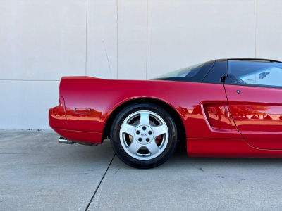 1991 Acura NSX in Formula Red over Black