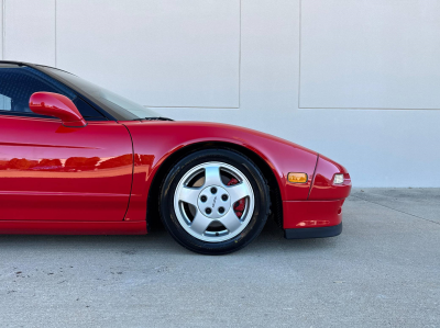 1991 Acura NSX in Formula Red over Black