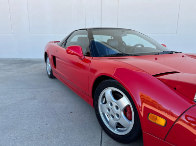 1991 Acura NSX in Formula Red over Black