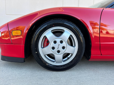 1991 Acura NSX in Formula Red over Black
