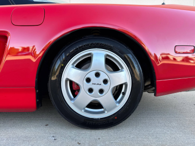 1991 Acura NSX in Formula Red over Black
