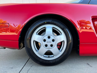 1991 Acura NSX in Formula Red over Black