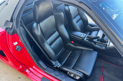 1991 Acura NSX in Formula Red over Black