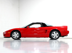 1991 Acura NSX in Formula Red over Ivory