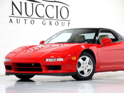 1991 Acura NSX in Formula Red over Ivory