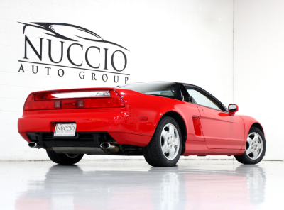1991 Acura NSX in Formula Red over Ivory