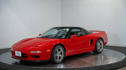 1991 Acura NSX in Formula Red over Ivory