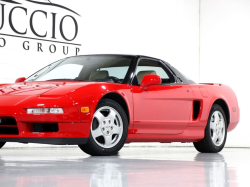 1991 Acura NSX in Formula Red over Ivory