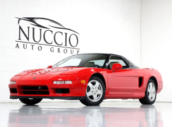 1991 Acura NSX in Formula Red over Ivory