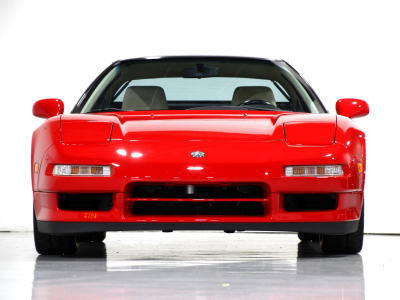 1991 Acura NSX in Formula Red over Ivory