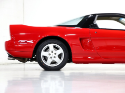 1991 Acura NSX in Formula Red over Ivory