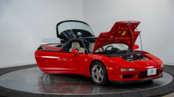 1991 Acura NSX in Formula Red over Ivory