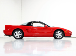 1991 Acura NSX in Formula Red over Ivory