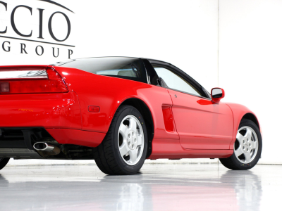 1991 Acura NSX in Formula Red over Ivory
