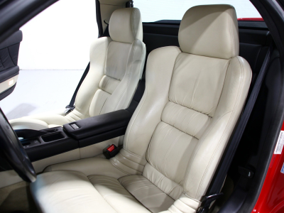 1991 Acura NSX in Formula Red over Ivory