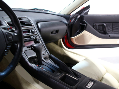 1991 Acura NSX in Formula Red over Ivory