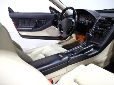 1991 Acura NSX in Formula Red over Ivory