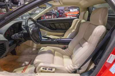 1991 Acura NSX in Formula Red over Ivory