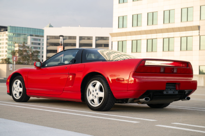 1991 Acura NSX in Formula Red over Ivory