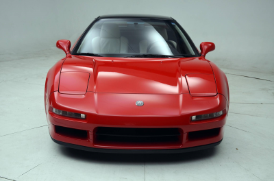 1991 Acura NSX in Formula Red over Ivory