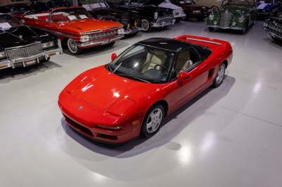 1991 Acura NSX in Formula Red over Ivory