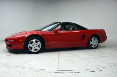 1991 Acura NSX in Formula Red over Ivory