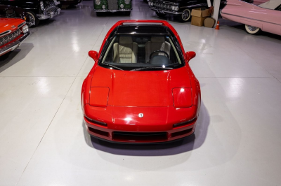 1991 Acura NSX in Formula Red over Ivory