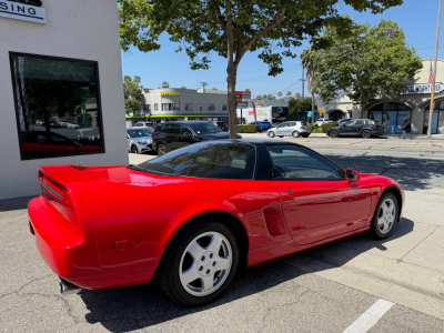 1991 Acura NSX in Formula Red over Ivory