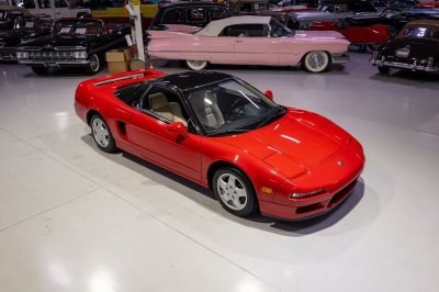 1991 Acura NSX in Formula Red over Ivory