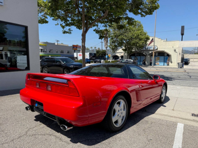 1991 Acura NSX in Formula Red over Ivory