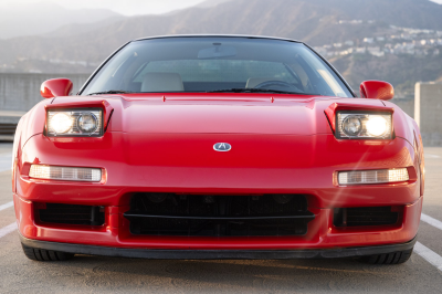 1991 Acura NSX in Formula Red over Ivory
