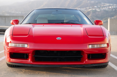 1991 Acura NSX in Formula Red over Ivory