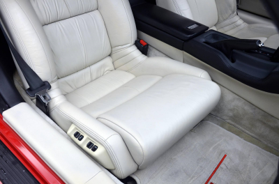 1991 Acura NSX in Formula Red over Ivory