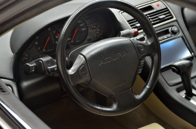 1991 Acura NSX in Formula Red over Ivory