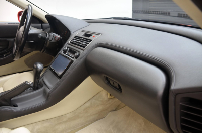 1991 Acura NSX in Formula Red over Ivory