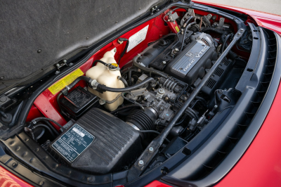 1991 Acura NSX in Formula Red over Ivory