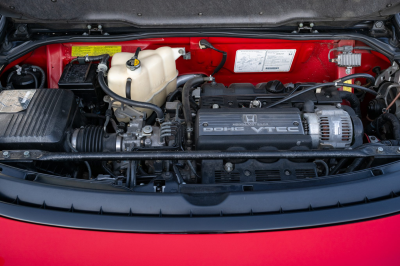 1991 Acura NSX in Formula Red over Ivory