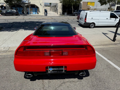 1991 Acura NSX in Formula Red over Ivory