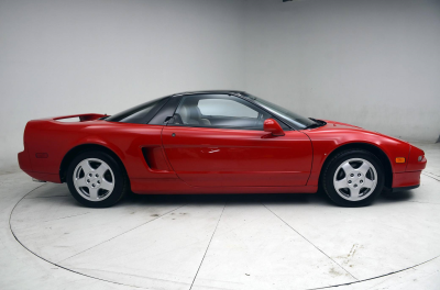 1991 Acura NSX in Formula Red over Ivory