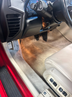 1991 Acura NSX in Formula Red over Ivory