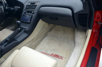 1991 Acura NSX in Formula Red over Ivory