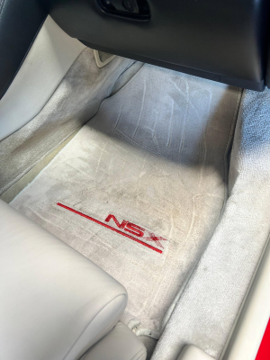 1991 Acura NSX in Formula Red over Ivory