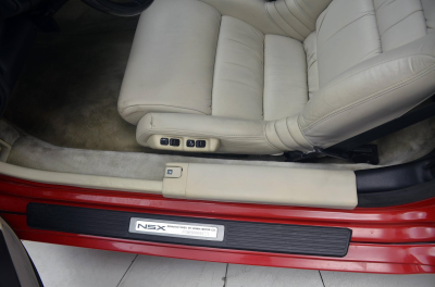 1991 Acura NSX in Formula Red over Ivory
