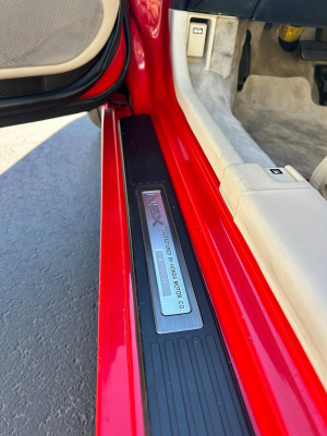1991 Acura NSX in Formula Red over Ivory