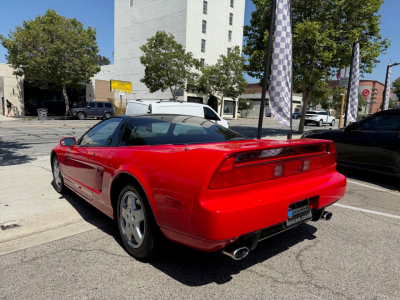 1991 Acura NSX in Formula Red over Ivory