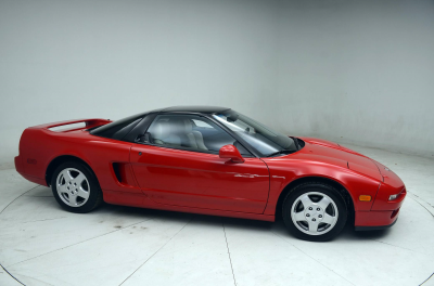 1991 Acura NSX in Formula Red over Ivory