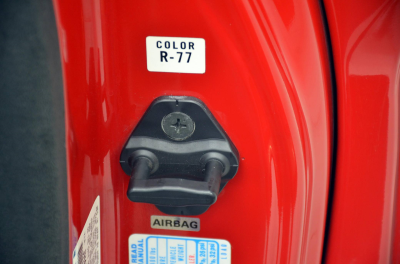 1991 Acura NSX in Formula Red over Ivory